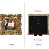 imageLaura Ashley 2x3 Navy Ornate Textured HandCrafted Resin Picture Frame with Easel for Tabletop ampamp Wall Display Decorative Floral Design Home Dcor Photo Gallery Art ampamp More 2x3 NavyGold
