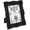 imageLaura Ashley 2x3 Navy Ornate Textured HandCrafted Resin Picture Frame with Easel for Tabletop ampamp Wall Display Decorative Floral Design Home Dcor Photo Gallery Art ampamp More 2x3 NavyBlack