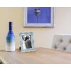 imageLaura Ashley 2x3 Navy Ornate Textured HandCrafted Resin Picture Frame with Easel for Tabletop ampamp Wall Display Decorative Floral Design Home Dcor Photo Gallery Art ampamp More 2x3 NavyPowder Blue