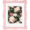 imageLaura Ashley 2x3 Navy Ornate Textured HandCrafted Resin Picture Frame with Easel for Tabletop ampamp Wall Display Decorative Floral Design Home Dcor Photo Gallery Art ampamp More 2x3 NavyPink