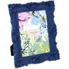 imageLaura Ashley 2x3 Navy Ornate Textured HandCrafted Resin Picture Frame with Easel for Tabletop ampamp Wall Display Decorative Floral Design Home Dcor Photo Gallery Art ampamp More 2x3 NavyNavy