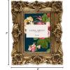 imageLaura Ashley 2x3 Navy Ornate Textured HandCrafted Resin Picture Frame with Easel for Tabletop ampamp Wall Display Decorative Floral Design Home Dcor Photo Gallery Art ampamp More 2x3 NavyGold