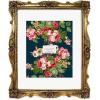 imageLaura Ashley 2x3 Navy Ornate Textured HandCrafted Resin Picture Frame with Easel for Tabletop ampamp Wall Display Decorative Floral Design Home Dcor Photo Gallery Art ampamp More 2x3 NavyGold