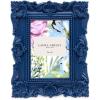 imageLaura Ashley 2x3 Navy Ornate Textured HandCrafted Resin Picture Frame with Easel for Tabletop ampamp Wall Display Decorative Floral Design Home Dcor Photo Gallery Art ampamp More 2x3 NavyNavy