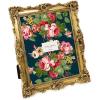 imageLaura Ashley 2x3 Navy Ornate Textured HandCrafted Resin Picture Frame with Easel for Tabletop ampamp Wall Display Decorative Floral Design Home Dcor Photo Gallery Art ampamp More 2x3 NavyGold