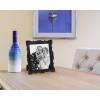 imageLaura Ashley 2x3 Navy Ornate Textured HandCrafted Resin Picture Frame with Easel for Tabletop ampamp Wall Display Decorative Floral Design Home Dcor Photo Gallery Art ampamp More 2x3 NavyBlack