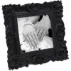 imageLaura Ashley 2x3 Navy Ornate Textured HandCrafted Resin Picture Frame with Easel for Tabletop ampamp Wall Display Decorative Floral Design Home Dcor Photo Gallery Art ampamp More 2x3 NavyBlack
