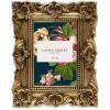 imageLaura Ashley 2x3 Navy Ornate Textured HandCrafted Resin Picture Frame with Easel for Tabletop ampamp Wall Display Decorative Floral Design Home Dcor Photo Gallery Art ampamp More 2x3 NavyGold