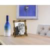 imageLaura Ashley 2x3 Navy Ornate Textured HandCrafted Resin Picture Frame with Easel for Tabletop ampamp Wall Display Decorative Floral Design Home Dcor Photo Gallery Art ampamp More 2x3 NavyGold