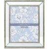 imageLaura Ashley 4x4 Gold Beveled Mirror Picture Frame Classic Mirrored Frame with Deep Slanted Angle WallMountable Made for Tabletop Display Photo Gallery and Wall Art 4x4 GoldSilver