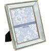 imageLaura Ashley 4x4 Gold Beveled Mirror Picture Frame Classic Mirrored Frame with Deep Slanted Angle WallMountable Made for Tabletop Display Photo Gallery and Wall Art 4x4 GoldSilver