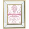 imageLaura Ashley 4x4 Gold Beveled Mirror Picture Frame Classic Mirrored Frame with Deep Slanted Angle WallMountable Made for Tabletop Display Photo Gallery and Wall Art 4x4 GoldGold
