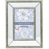 imageLaura Ashley 4x4 Gold Beveled Mirror Picture Frame Classic Mirrored Frame with Deep Slanted Angle WallMountable Made for Tabletop Display Photo Gallery and Wall Art 4x4 GoldSilver