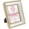 imageLaura Ashley 4x4 Gold Beveled Mirror Picture Frame Classic Mirrored Frame with Deep Slanted Angle WallMountable Made for Tabletop Display Photo Gallery and Wall Art 4x4 GoldGold