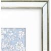 imageLaura Ashley 4x4 Gold Beveled Mirror Picture Frame Classic Mirrored Frame with Deep Slanted Angle WallMountable Made for Tabletop Display Photo Gallery and Wall Art 4x4 GoldSilver