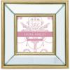 imageLaura Ashley 4x4 Gold Beveled Mirror Picture Frame Classic Mirrored Frame with Deep Slanted Angle WallMountable Made for Tabletop Display Photo Gallery and Wall Art 4x4 GoldGold
