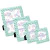 imageLaura Ashley 4x4 White ampamp Gold Flower Textured HandCrafted Resin Picture Frame wEasel ampamp Hook for Tabletop ampamp Wall Display Decorative Floral Design Home Dcor Photo Gallery Art 4x4 WhiteGoldMint Green