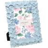 imageLaura Ashley 4x4 White ampamp Gold Flower Textured HandCrafted Resin Picture Frame wEasel ampamp Hook for Tabletop ampamp Wall Display Decorative Floral Design Home Dcor Photo Gallery Art 4x4 WhiteGoldPowder Blue