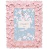 imageLaura Ashley 4x4 White ampamp Gold Flower Textured HandCrafted Resin Picture Frame wEasel ampamp Hook for Tabletop ampamp Wall Display Decorative Floral Design Home Dcor Photo Gallery Art 4x4 WhiteGoldPink