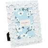 imageLaura Ashley 4x4 White ampamp Gold Flower Textured HandCrafted Resin Picture Frame wEasel ampamp Hook for Tabletop ampamp Wall Display Decorative Floral Design Home Dcor Photo Gallery Art 4x4 WhiteGoldWhite