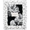 imageLaura Ashley 4x4 White ampamp Gold Flower Textured HandCrafted Resin Picture Frame wEasel ampamp Hook for Tabletop ampamp Wall Display Decorative Floral Design Home Dcor Photo Gallery Art 4x4 WhiteGoldWhite w Silver