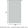 imageLaura Ashley Frosting Sheer Curtain with Rod Pocket Panel Measures 52quot W x 63quot L Taupe 1 PanelTaupe