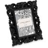 imageLaura Ashley 2x3 Gold Vintage Inspired Resin Scroll Design Picture Frame with Thin Border Horizontal ampamp Vertical for Tabletop and Wall Display Home Dcor 2x3 GoldBlack