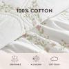 imageLaura Ashley  FullQueen Quilt Set Super Soft ampamp Breathable Embroidered Bedding with Matching Shams Floral Home Decor Floral Embroidery Pink FullQueenFloral Embroidery Pink