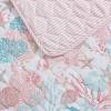 imageLaura Ashley  Quilt Set Super Soft Bedding with Matching Shams Features Open Sham Closures Chic Home Decor Swimtime Coral FullQueenSwimtime Coral Coral
