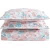 imageLaura Ashley  Quilt Set Super Soft Bedding with Matching Shams Features Open Sham Closures Chic Home Decor Swimtime Coral FullQueenSwimtime Coral Coral
