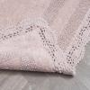 imageLaura Ashley Crochet Cotton 17x2421x34 in 2Piece Bath Rug Set Light GreyBlush