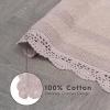imageLaura Ashley Crochet Cotton 17x2421x34 in 2Piece Bath Rug Set Light GreyBlush