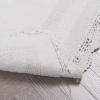 imageLaura Ashley Crochet Cotton 17x2421x34 in 2Piece Bath Rug Set Light GreyCreamy White