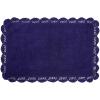imageLaura Ashley Crochet Cotton 17x2421x34 in 2Piece Bath Rug Set Light GreyIndigo