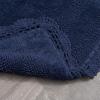 imageLaura Ashley Crochet Cotton 17x2421x34 in 2Piece Bath Rug Set Light GreyIndigo