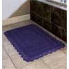 imageLaura Ashley Crochet Cotton 17x2421x34 in 2Piece Bath Rug Set Light GreyIndigo