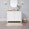 imageLaura Ashley Crochet Cotton 17x2421x34 in 2Piece Bath Rug Set Light GreyLinen