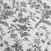 imageLaura Ashley Home  Shower Curtain Stylish Cotton Bathroom Decor Elegant Floral Home Decor Adelina White 72quot x 72quotAmberley Black