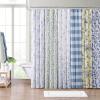 imageLaura Ashley Home  Shower Curtain Stylish Cotton Bathroom Decor Elegant Floral Home Decor Adelina White 72quot x 72quotElise Blue