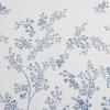 imageLaura Ashley Home  Shower Curtain Stylish Cotton Bathroom Decor Elegant Floral Home Decor Adelina White 72quot x 72quotFlora Blue