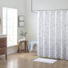 imageLaura Ashley Home  Shower Curtain Stylish Cotton Bathroom Decor Elegant Floral Home Decor Adelina White 72quot x 72quotFlora Blue