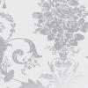imageLaura Ashley Josette Metallic Silver Wallpaper