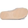 imageLaura Ashley Ladies Rabbit Plush Cross Band SlippersGrey