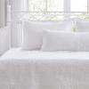 imageLaura Ashley  Daybed Set Cotton Bedding with Matching Shams ampamp Pillow Cover Lightweight Home Decor for All Seasons Trellis White DaybedSolid Trellis White