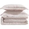 imageLaura Ashley  FullQueen Quilt Set Breathable Premium Cotton Bedding with Matching Shams Super Soft Floral Bedding Essentials Leona Flower Red FullQueenMarta Stripe Pink