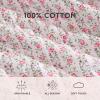 imageLaura Ashley  FullQueen Quilt Set Breathable Premium Cotton Bedding with Matching Shams Super Soft Floral Bedding Essentials Leona Flower Red FullQueenMarta Stripe Pink
