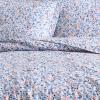 imageLaura Ashley  FullQueen Quilt Set Breathable Premium Cotton Bedding with Matching Shams Super Soft Floral Bedding Essentials Leona Flower Red FullQueenLeona Flower Red