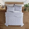 imageLaura Ashley  FullQueen Quilt Set Breathable Premium Cotton Bedding with Matching Shams Super Soft Floral Bedding Essentials Leona Flower Red FullQueenLeona Flower Red