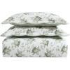 imageLaura Ashley  FullQueen Quilt Set Elegant Lightweight Bedding with Matching Shams Super Soft and Cozy Home Decor Portland Floral Green FullQueenPortland Floral Green