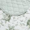 imageLaura Ashley  FullQueen Quilt Set Elegant Lightweight Bedding with Matching Shams Super Soft and Cozy Home Decor Portland Floral Green FullQueenPortland Floral Green